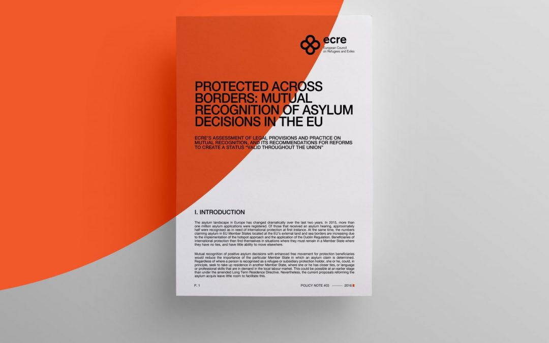 Protected Across Borders: Mutual Recognition of Asylum Decisions in the EU