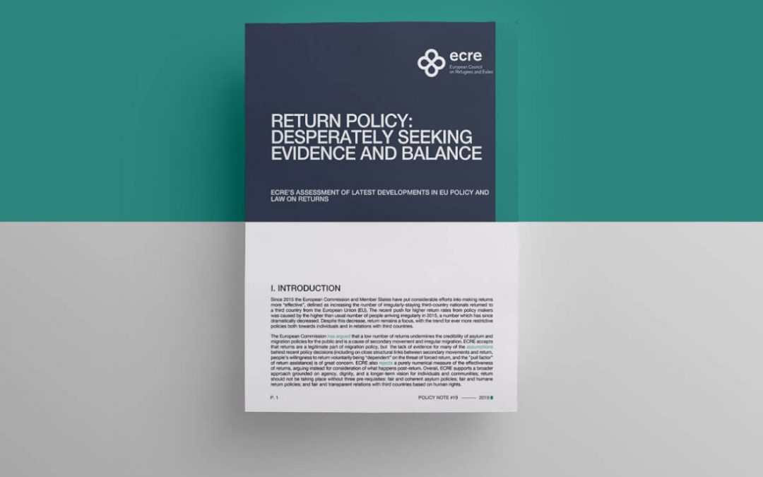 ECRE Policy Note: Return Policy: Desperately Seeking Evidence and Balance