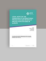 ECRE Legal Note 7: on the Cessation of International Protection and Review of Protection Statuses in Europe