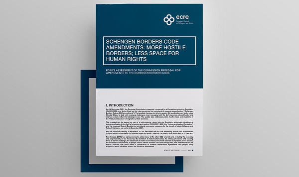 Policy Note: Schengen Borders Code Amendments: More Hostile Borders – Less Space For Human Rights