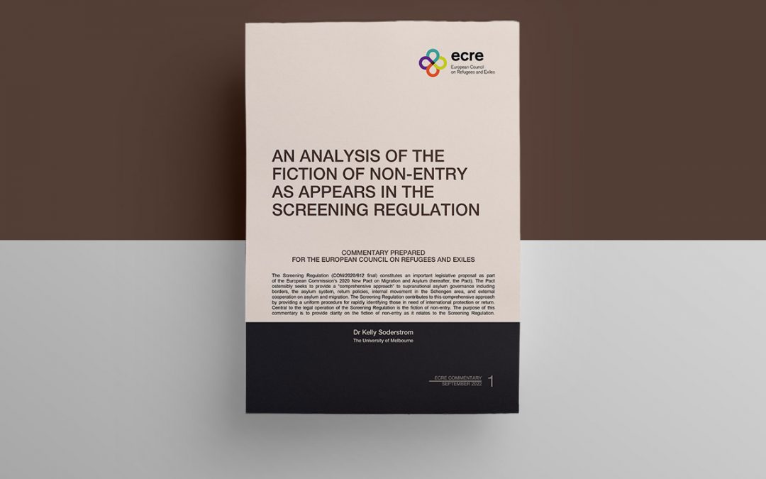 ECRE Commentary: An Analysis of the Fiction of Non-entry as Appears in the Screening Regulation