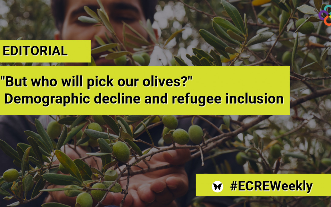 EDITORIAL: “But who will pick our olives?” – Demographic decline and refugee inclusion