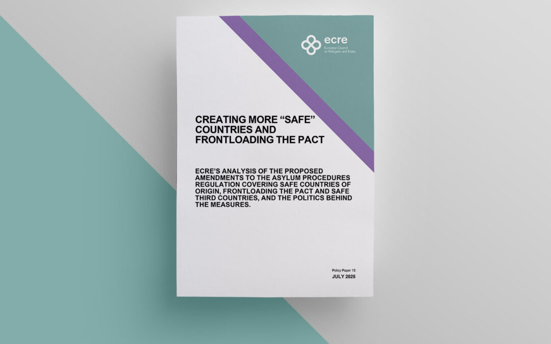 Policy Paper: Creating more “safe” countries and frontloading the Pact