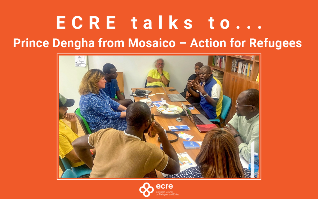 Interview with Prince Dengha from Mosaico – Action for Refugees